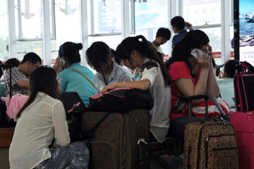 Bebinca : 8.000 passagers bloqués dans le sud de la Chine