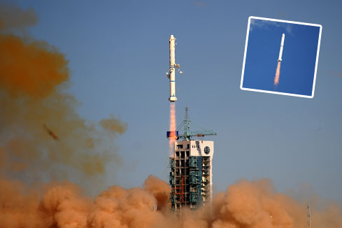 La Chine lance un satellite exp&eacute;rimental