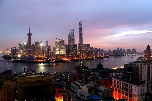 Fin du gros oeuvre du plus haut gratte-ciel de Chine