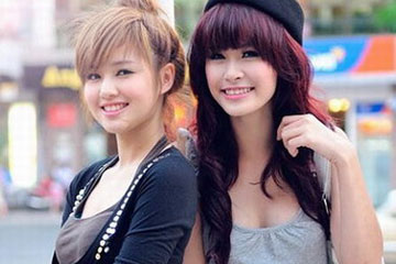 De belles jeunes filles au Vietnam