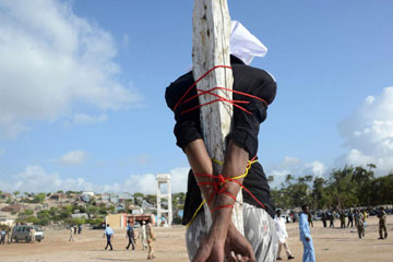 Un meurtrier exécuté en public en Somalie