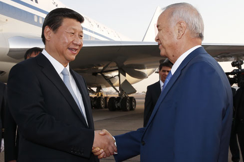 Le président chinois entame une visite d'Etat en Ouzbékistan