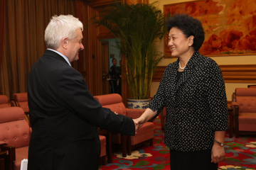 Un vice-PM chinois rencontre le pr&eacute;sident de la Royal Society