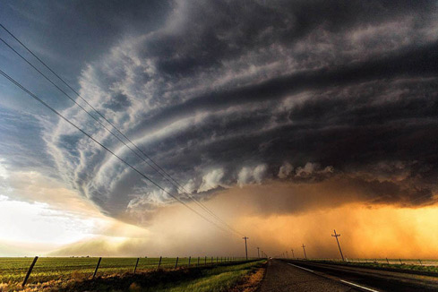 Les nuages spectaculaires