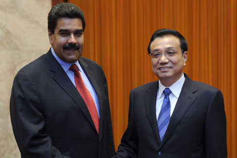 Li Keqiang rencontre le président vénézuélien