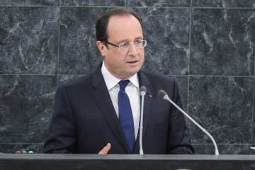 Hollande appelle à une implication plus forte de la communauté internationale dans les conflits