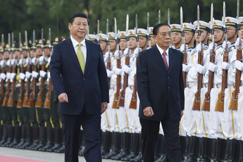 Xi Jinping rencontre le président laotien