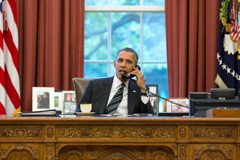 Obama s'entretient avec le président iranien au téléphone