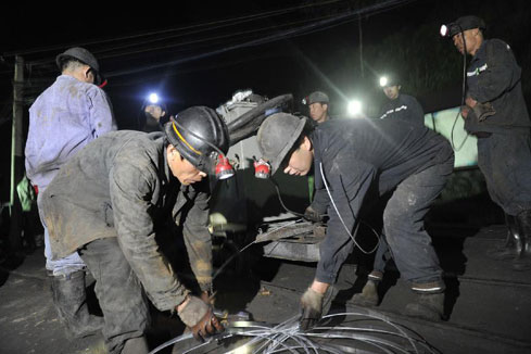 Chine :sept personnes prises au pi&egrave;ge dans une mine inond&eacute;e du Guizhou