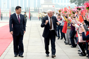 Le président et le PM chinois rencontrent le gouverneur général du Canada