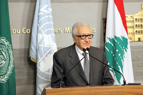 Syrie: le gouvernement et l'opposition vont assister à la conférence de Genève 2 (Brahimi)