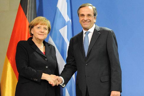 Merkel se félicite des progrès de la Grèce dans la réduction de sa dette, et appelle à plus d'efforts