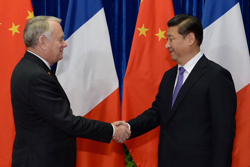 Le président chinois rencontre le Premier ministre français