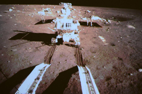 Le rover lunaire chinois s'est s&eacute;par&eacute; du module d'alunissage