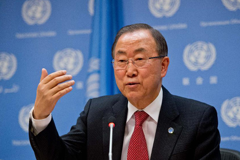 2013, année de crises majeures et de succès diplomatiques, selon le secrétaire général de l'ONU