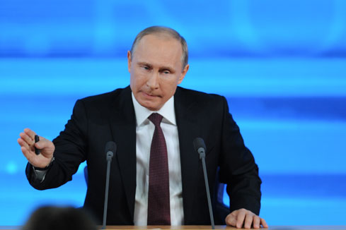 Poutine dresse le bilan de l'économie russe en 2013