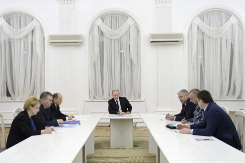M. Poutine rend visite aux victimes des attentats de Volgograd