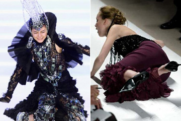 Moments embarrassants des mannequins