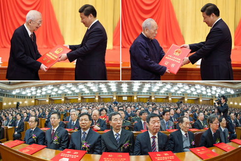 Deux académiciens chinois remportent le prix scientifique national le plus prestigieux