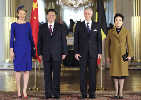 Xi Jinping espère que sa visite stimulera les liens de la Chine avec la Belgique et l'Europe
