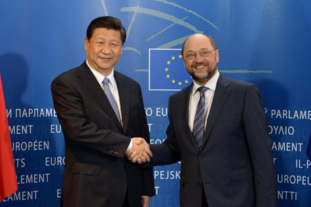 Les relations UE-Chine constituent la clef pour la stabilit&eacute; et la prosp&eacute;rit&eacute; de l'&eacute;conomie mondiale (Schulz)