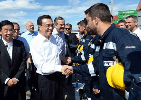 Le Premier ministre chinois se f&eacute;licite de la coop&eacute;ration sino-grecque dans le projet du TCP