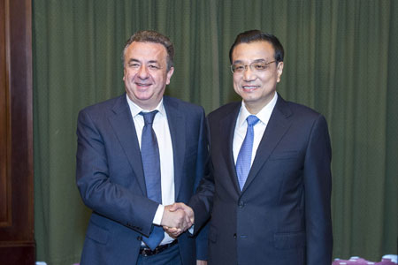 Le Premier ministre chinois favorable &agrave; une coop&eacute;ration rapproch&eacute;e avec la Cr&egrave;te, en Gr&egrave;ce