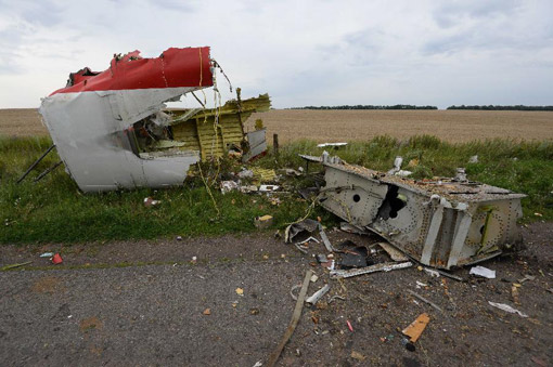 L'avion s'est écrasé à la frontière entre l'Ukraine et la Russie