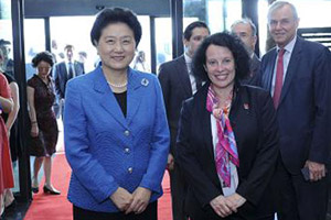 Liu Yandong se présente à l'ambassade de France