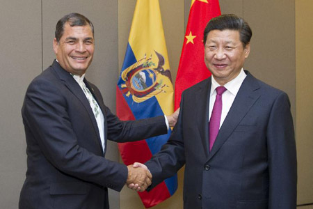 Les présidents chinois et équatorien s'engagent à renforcer les liens bilatéraux
