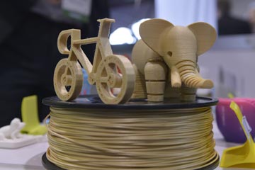 Des objets imprimés en 3D présentés lors du Consumer Electronic Show de Las Vegas