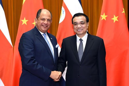 Le Premier ministre chinois s'engage à approfondir la coopération avec le Costa Rica