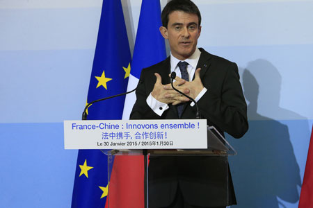 Le PM français préconise des efforts conjugués pour une coopération novatrice avec la Chine