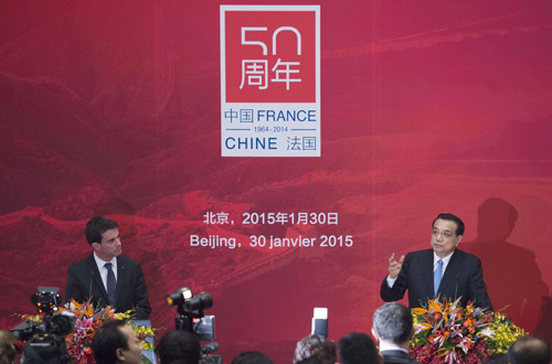 La Chine et la France s'engagent à consolider leur amitié