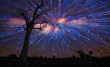 Photos de trainées d'étoiles prises par Lincoln Harrison