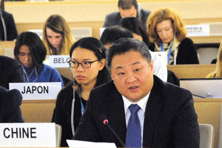La Chine met l'accent sur le droit au développement dans le domaine des droits de l'Homme