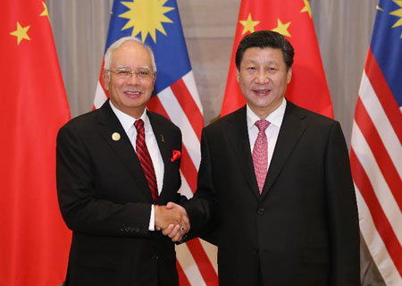 La Chine et la Malaisie s'engagent à renforcer leurs relations