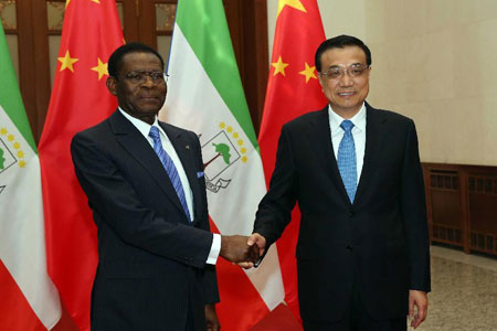 La Chine est prête à aider la Guinée équatoriale dans son développement économique et social