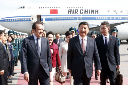 Le président chinois au Kazakhstan pour booster la coopération bilatérale