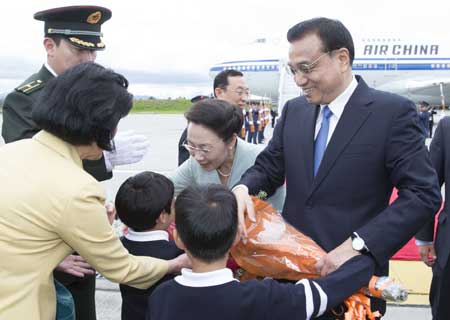 Le Premier ministre chinois arrive en Colombie pour une visite officielle