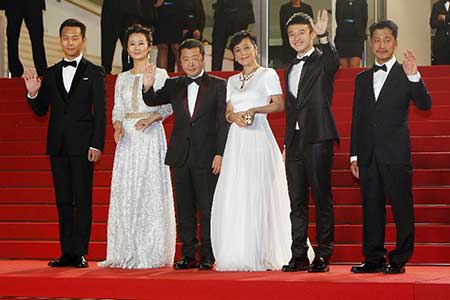 68e Festival de Cannes : projection du film du cinéaste chinois Jia Zhangke