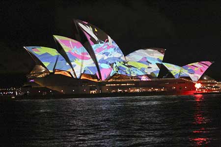 Le festival de lumières « Vivid Sydney »