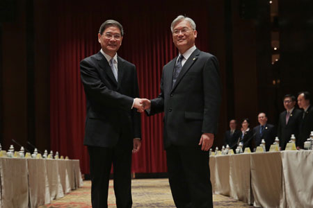 Les responsables des affaires entre les deux rives du détroit de Taiwan se rencontrent à Kinmen