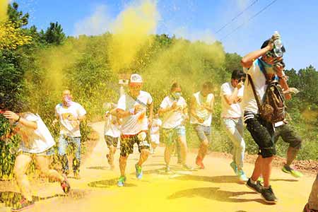 Photos - la « Color Run » au Hunan