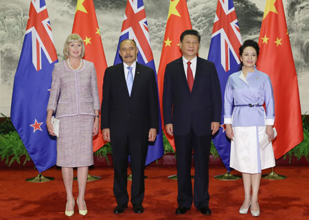 La Chine et la Nouvelle-Zélande s'engagent à promouvoir leurs relations stratégiques