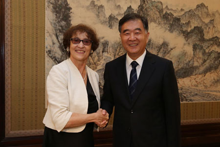 Wang Yang rencontre un haut responsable américain