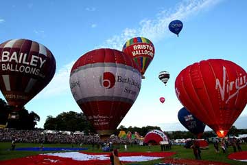 Photos - Festival international de montgolfières au Royaume-Uni