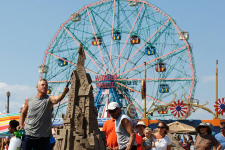 25e anniversaire du concours de sculpture de sable de Coney Island