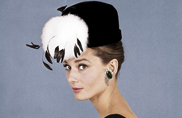 Audrey Hepburn et ses chapeaux