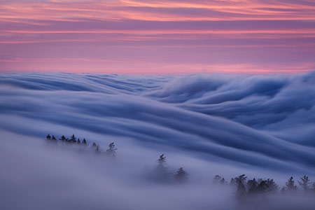 Coucher du soleil à couper le souffle